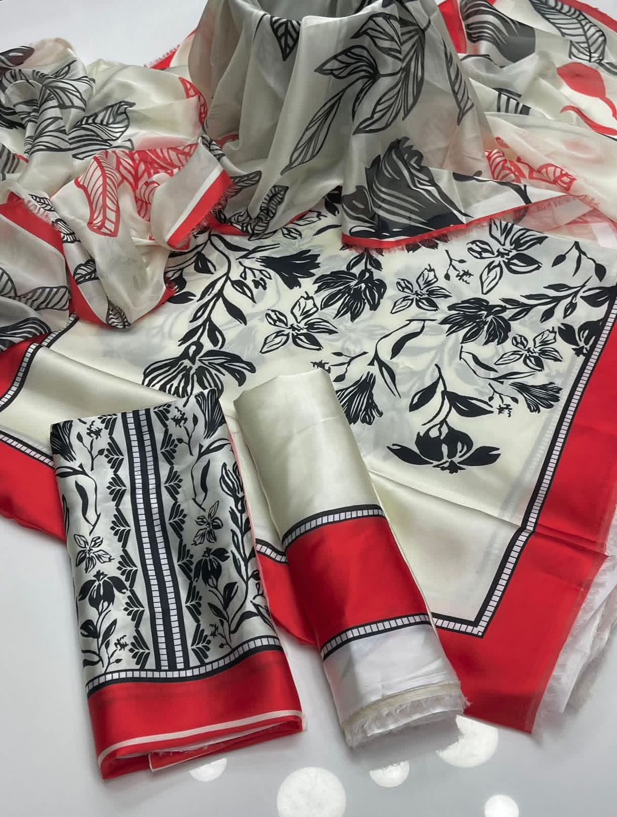 WINTER SILK DIGITAL PRINTED 3-PIECE - SD#58